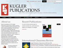 Tablet Screenshot of kuglerpublications.com